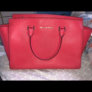 Selma Saffiano Leather Medium Satchel